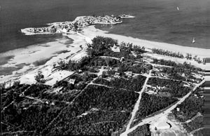Aerial View Governors Harbour 1961